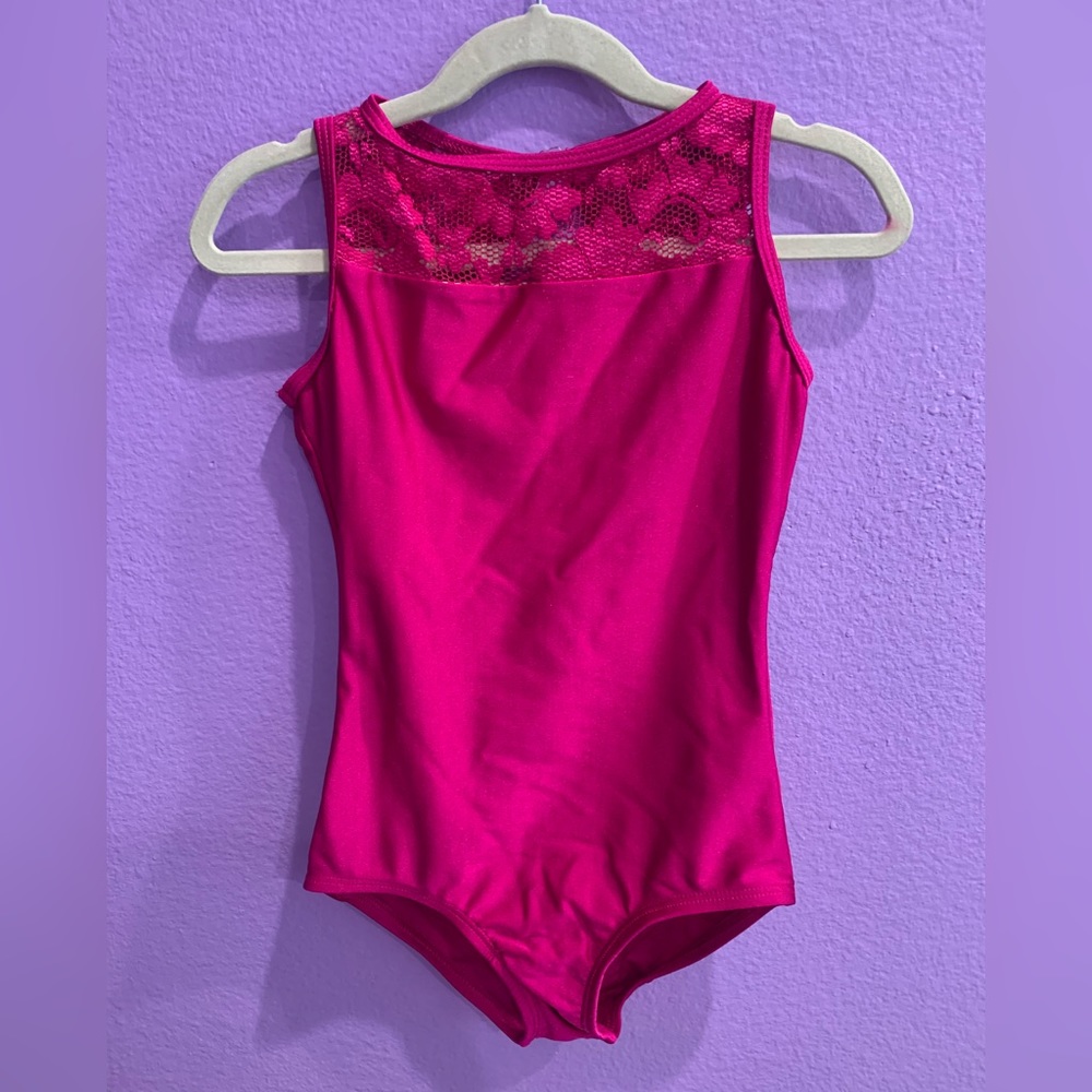 Dance leotard with lace detail medium 7/8